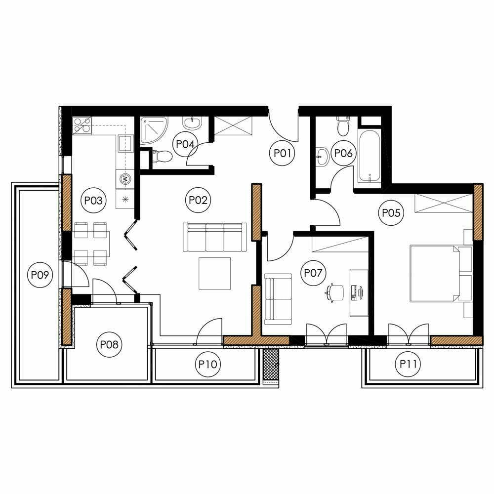 Apartament 3 camere 3C.4
